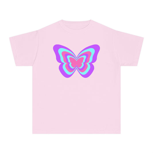 Pink and Purple Butterfly Baby Tee