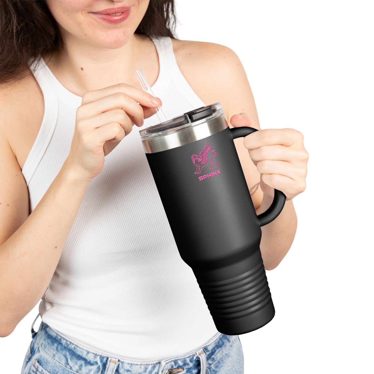 Sphinx Pink Logo Insulated Tumbler