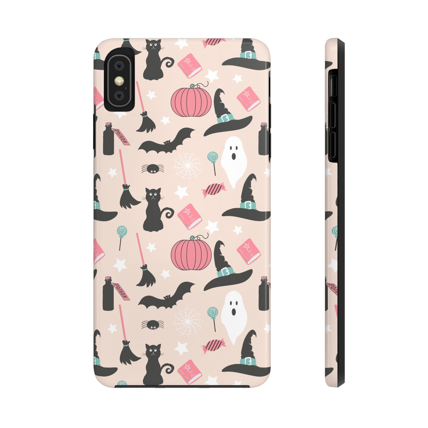 Pink Halloween Print Phone Case