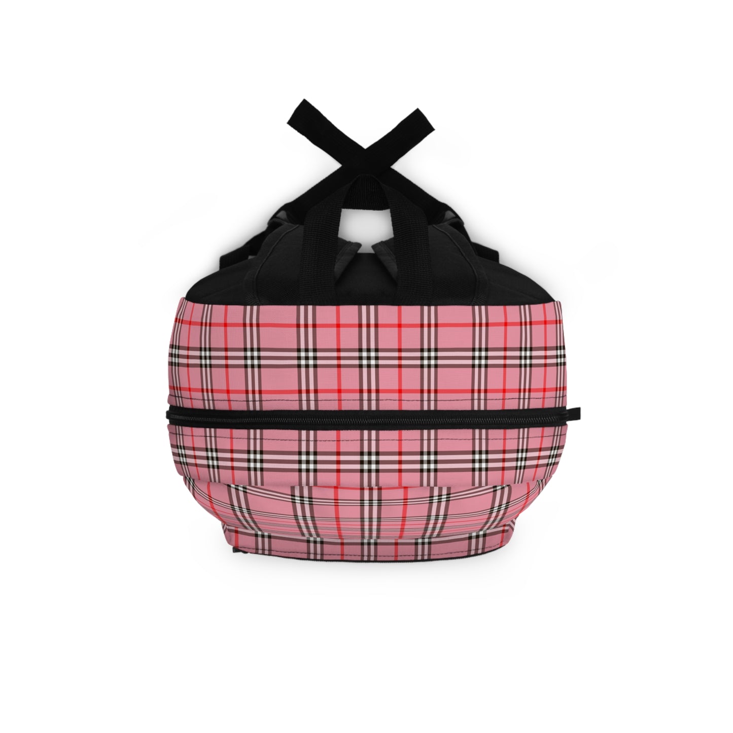 Pink Plaid Backpack