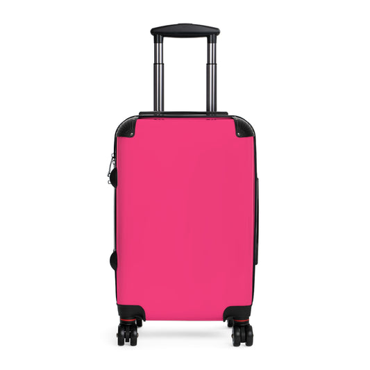 Neon Pink Suitcases
