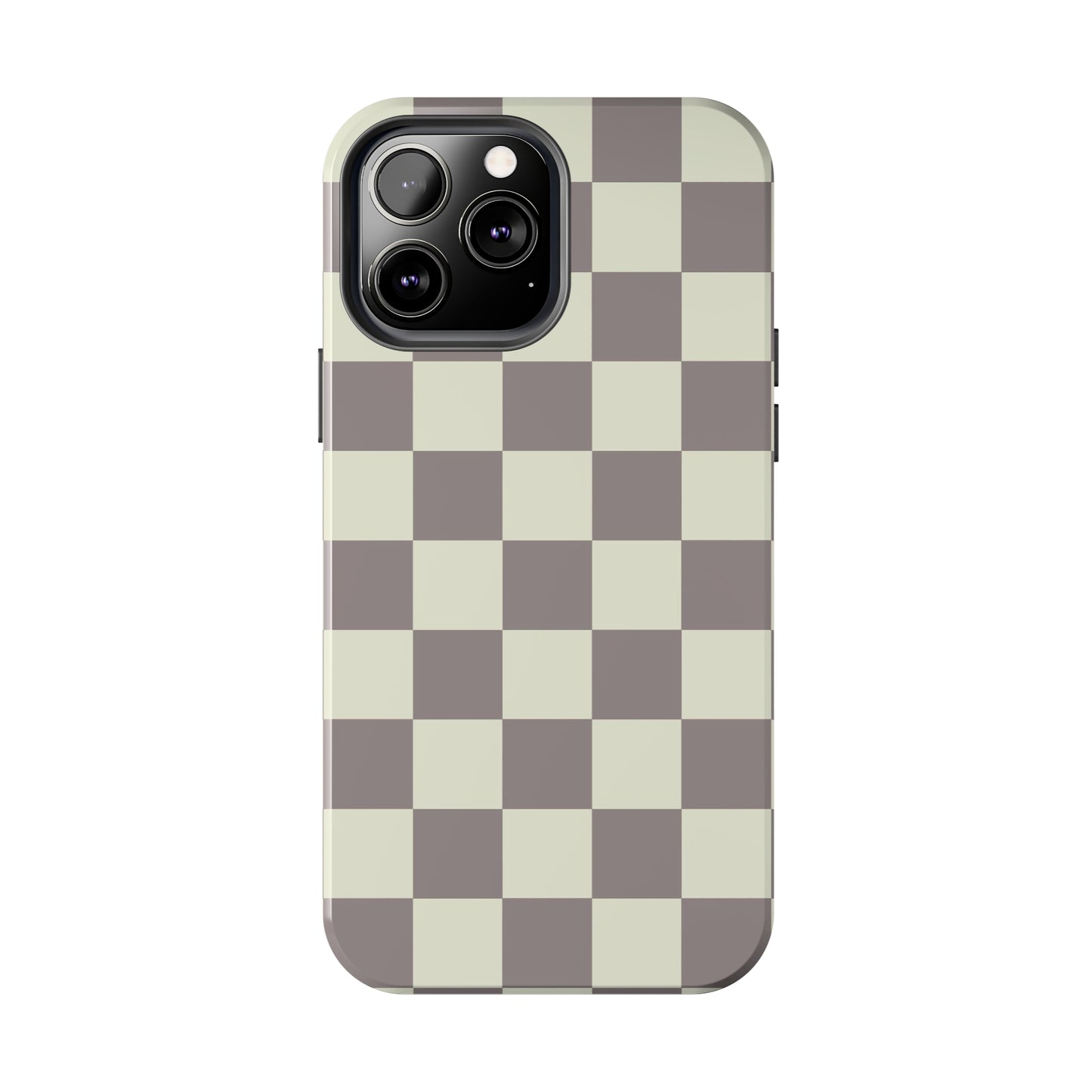 Checkerboard Tough Phone Case in Light