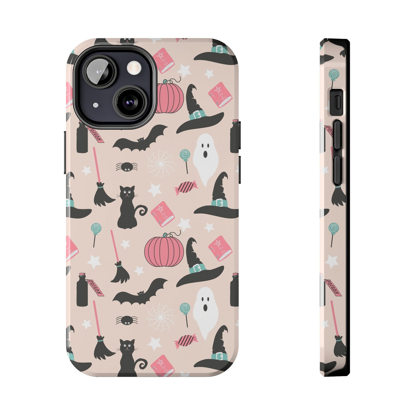 Pink Halloween Print Phone Case