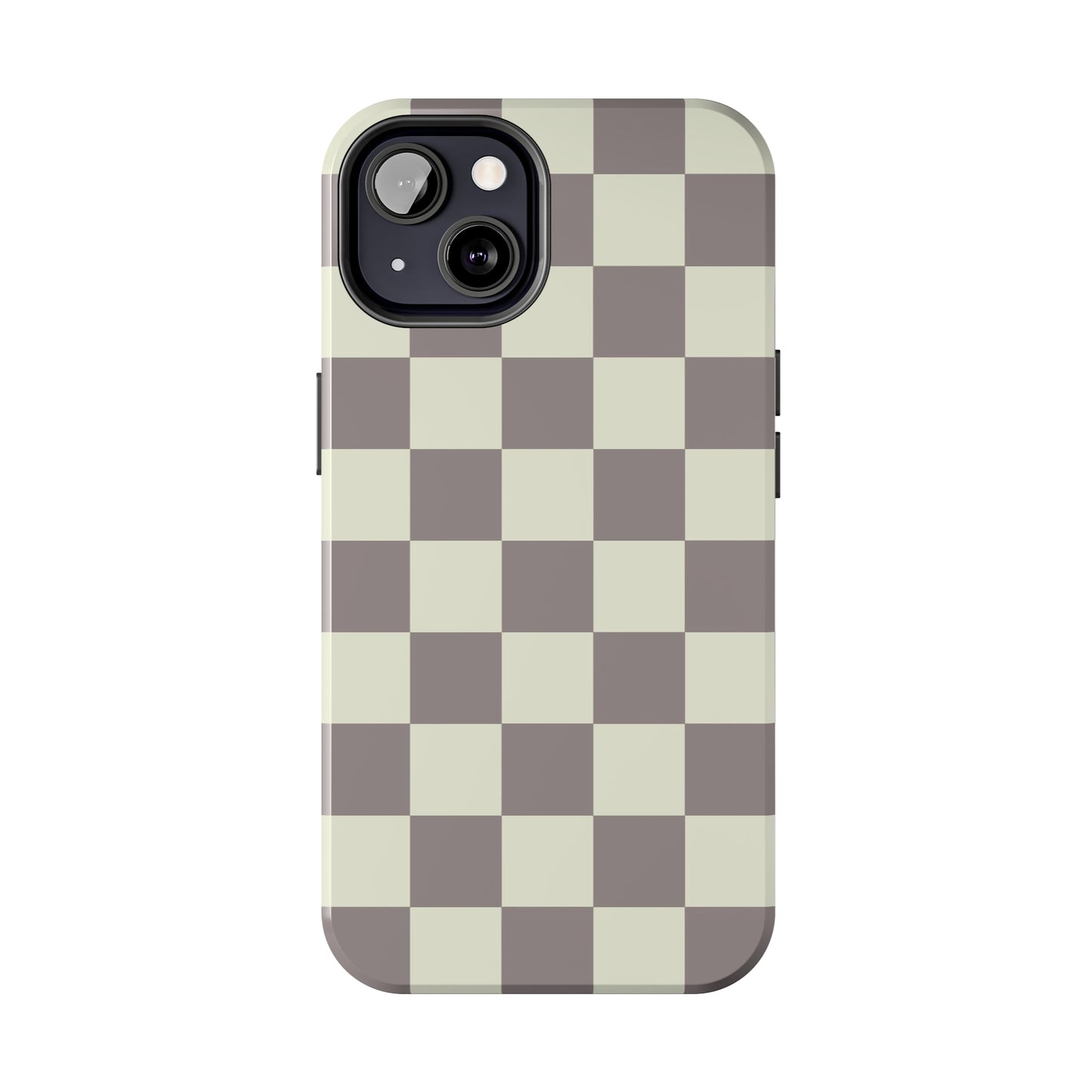 Checkerboard Tough Phone Case in Light