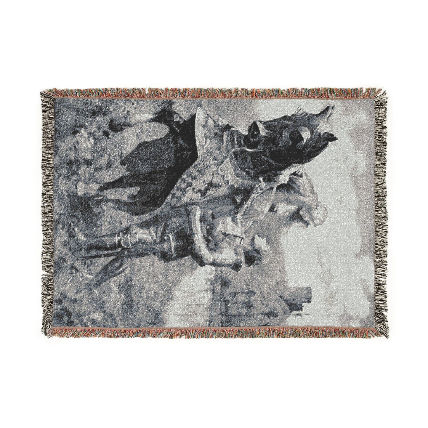 Princess and Knight Woven Blanket