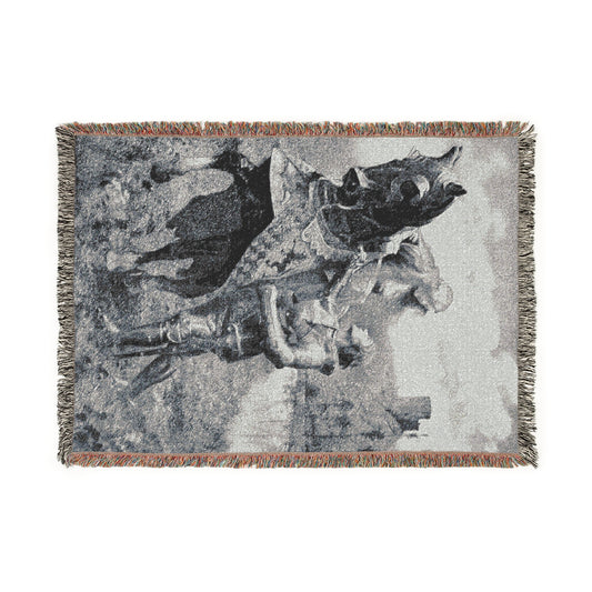 Princess and Knight Woven Blanket