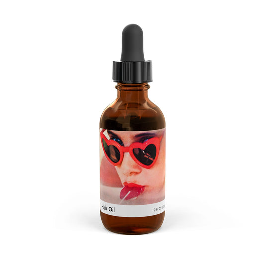 Red Heart Sunglasses Hair Oil