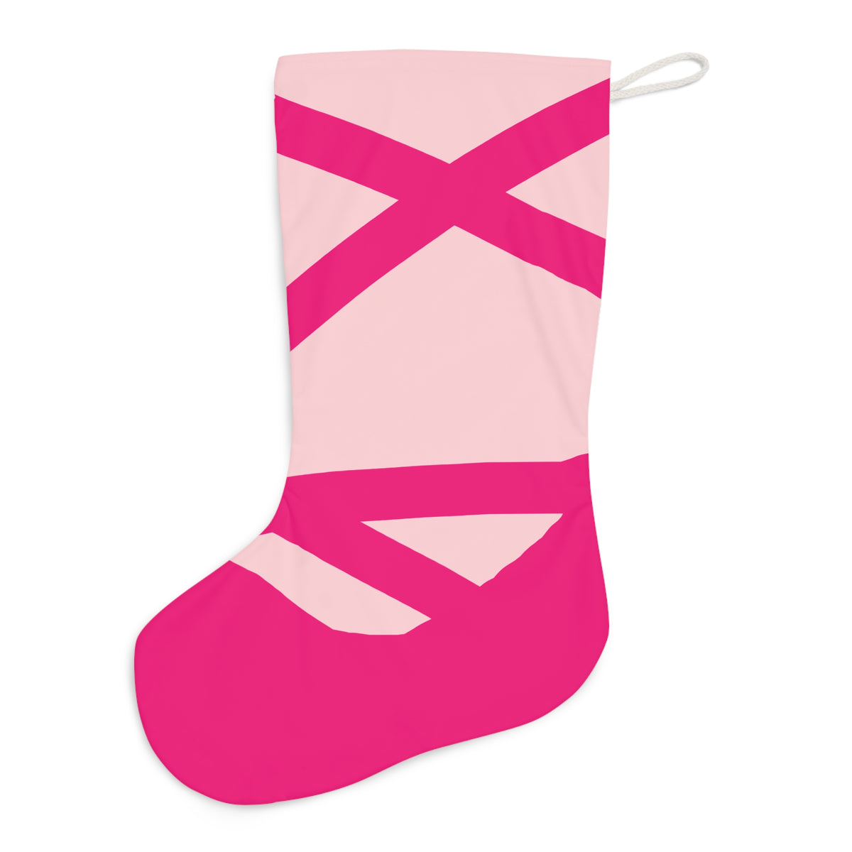 Pink Ballet Slipper Christmas Stocking