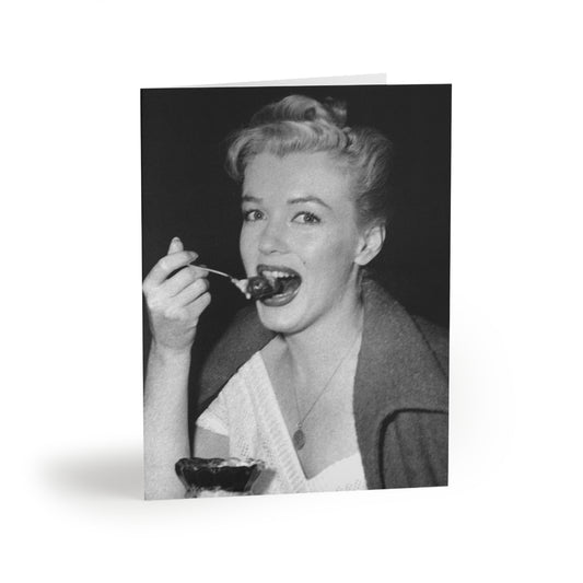 Marilyn Monroe Eating Ice Cream Card Set