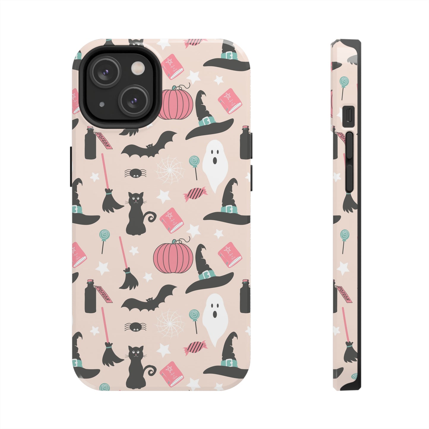 Pink Halloween Print Phone Case