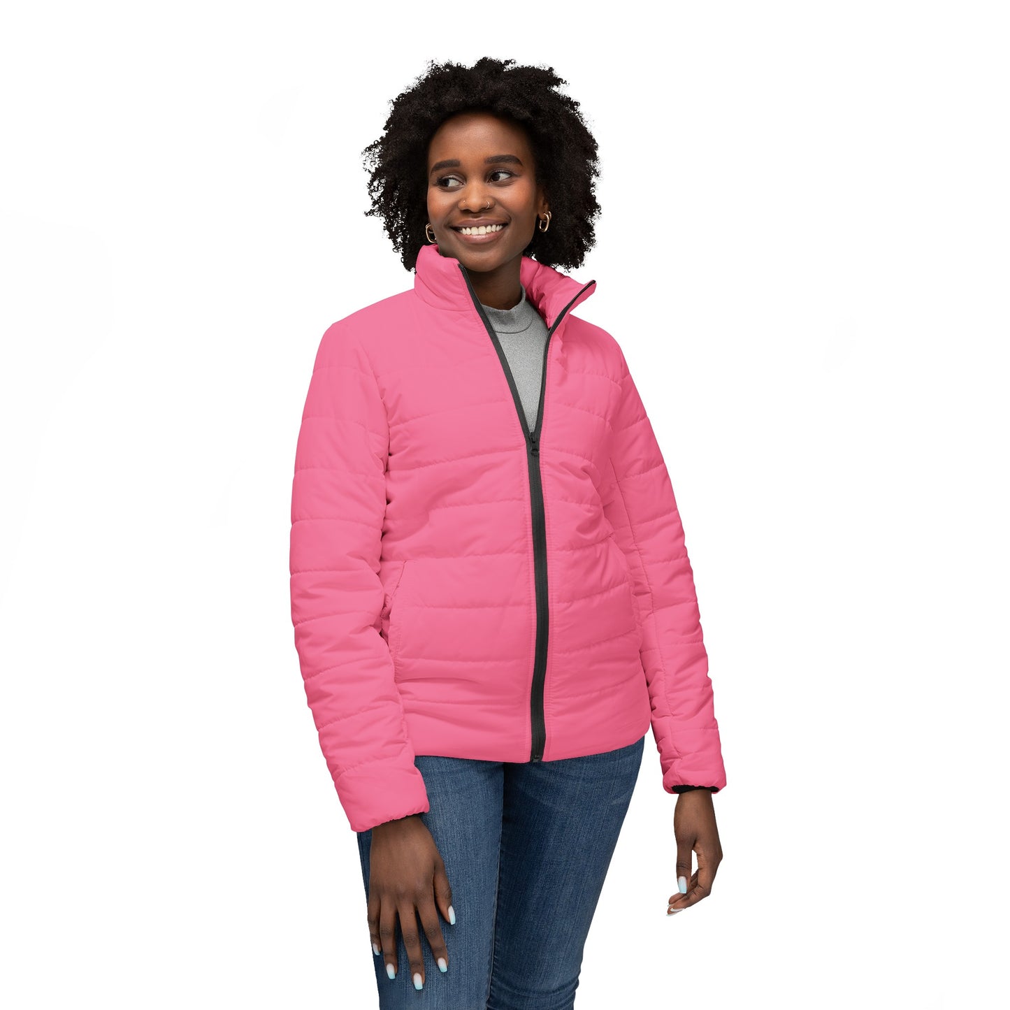 Pink Quilted Coat