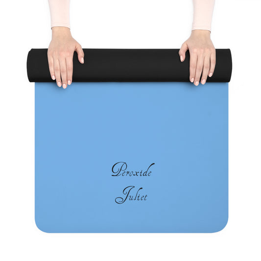 Peroxide Juliet Logo Blue Yoga Towel