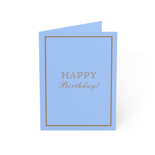 Happy Birthday Cards in Blue