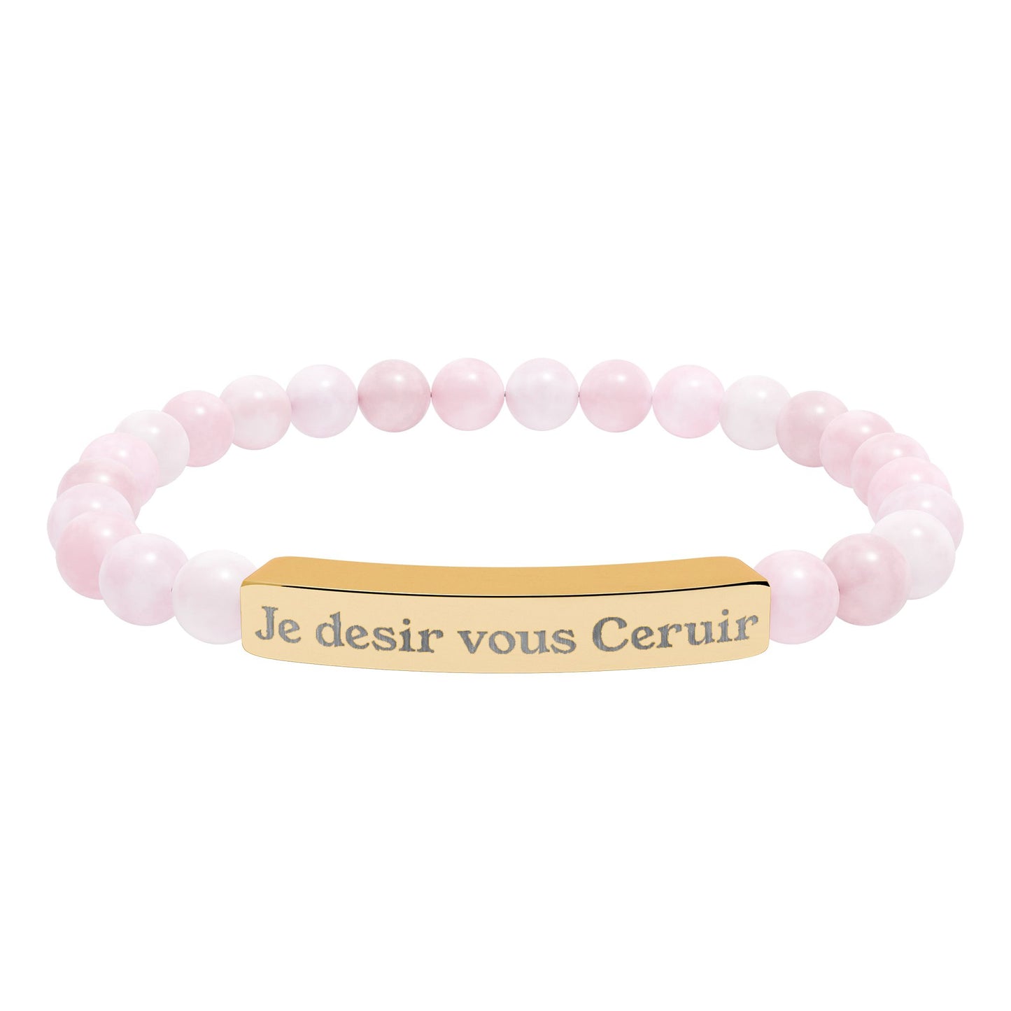 Je desir vous Ceruir Natural Stone Bead Bracelet