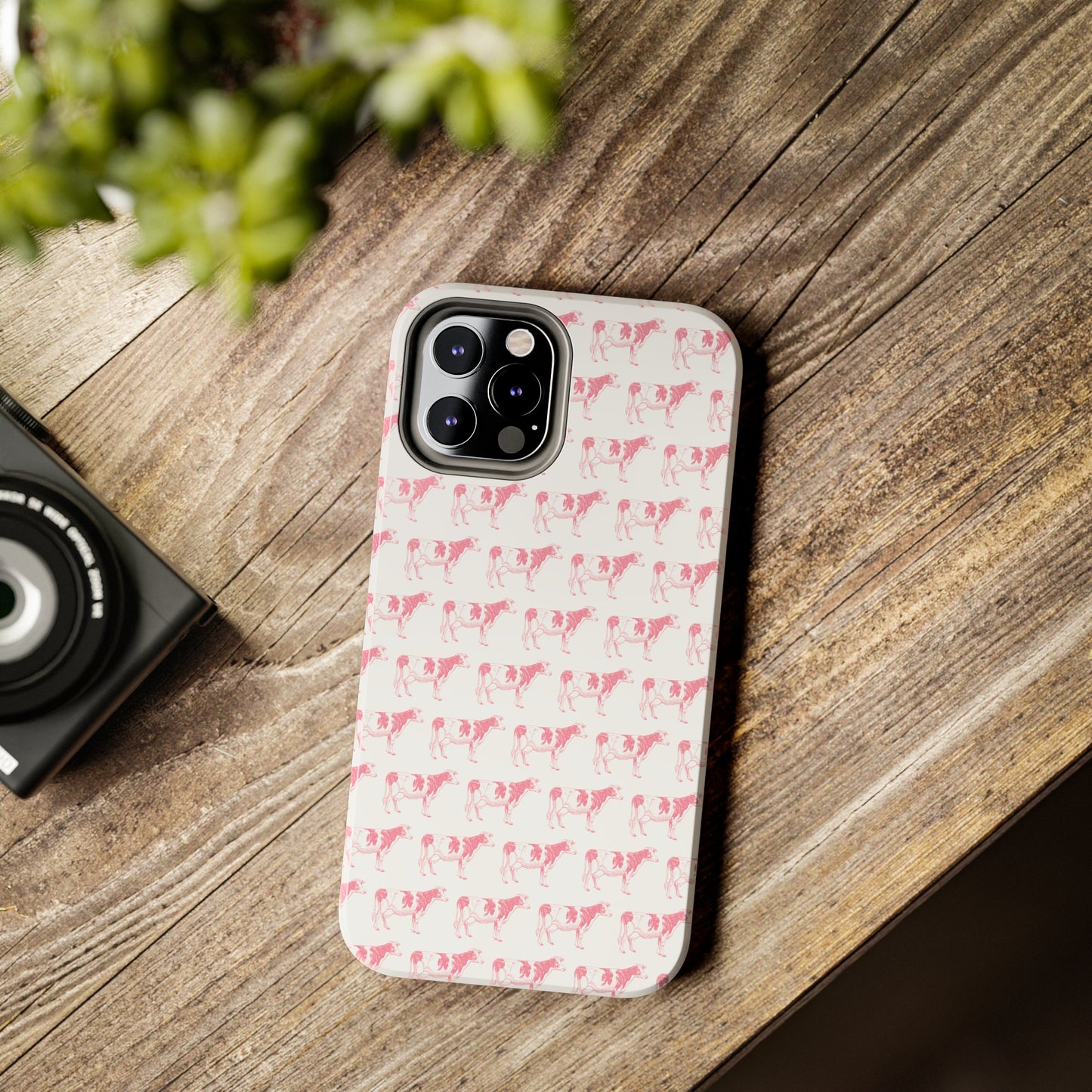 Pink Cows Tough Phone Case