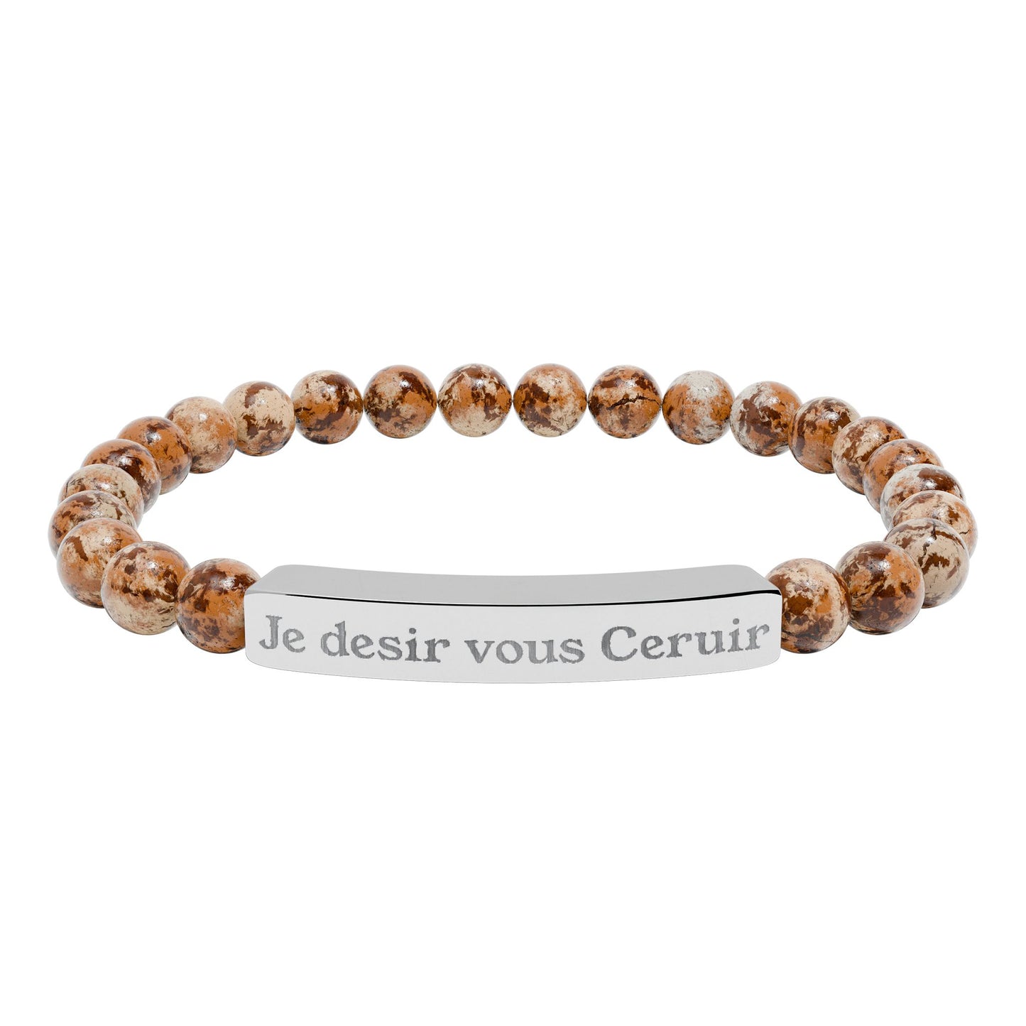 Je desir vous Ceruir Natural Stone Bead Bracelet