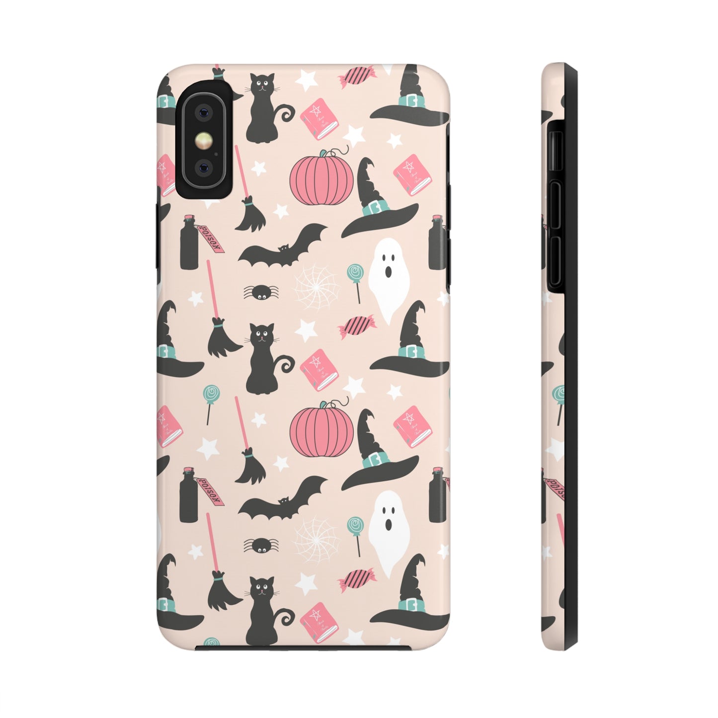 Pink Halloween Print Phone Case