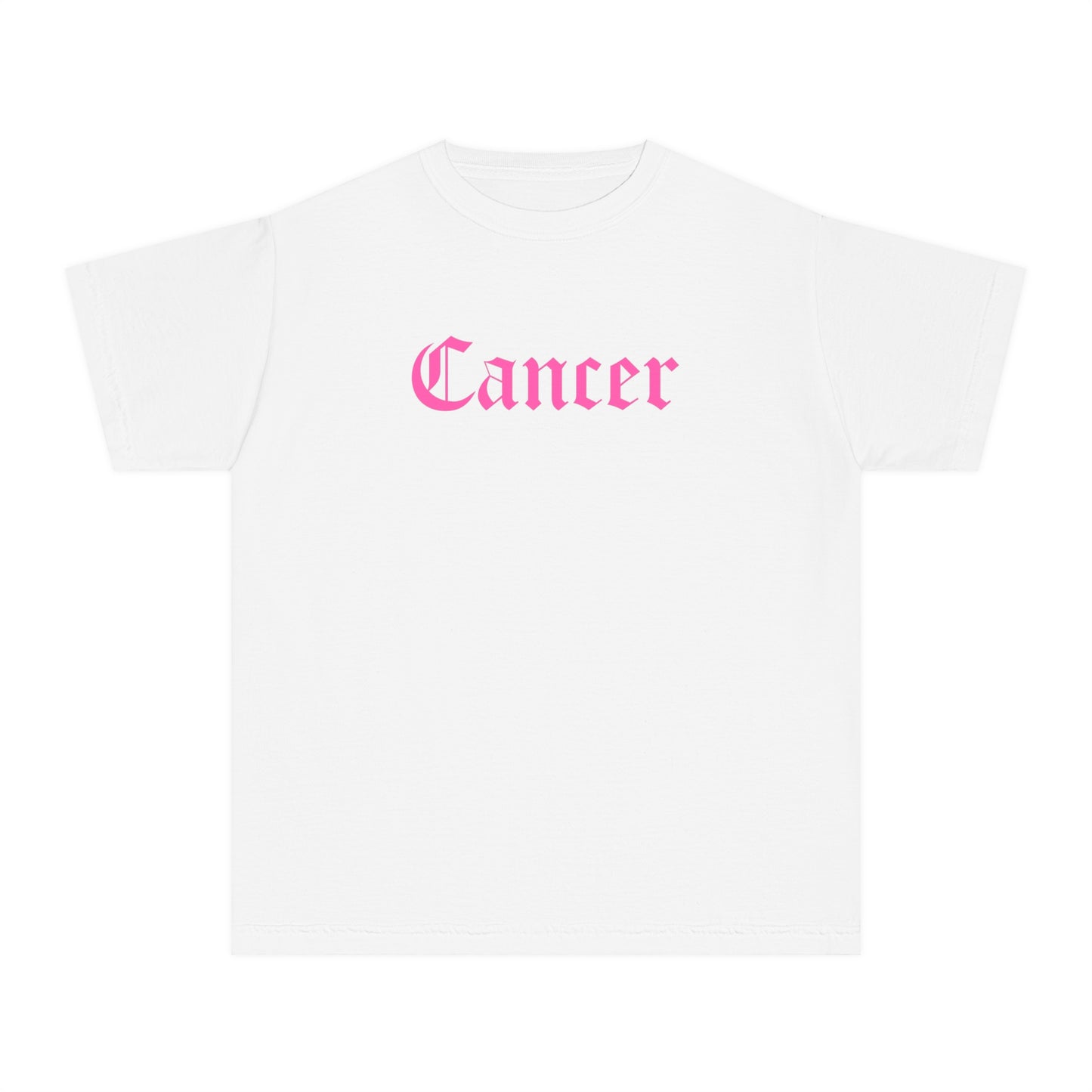 Cancer Pink Text Baby Tee