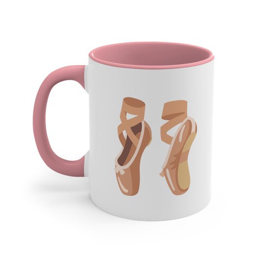 Ballet Slippers Emoji Accent Mug