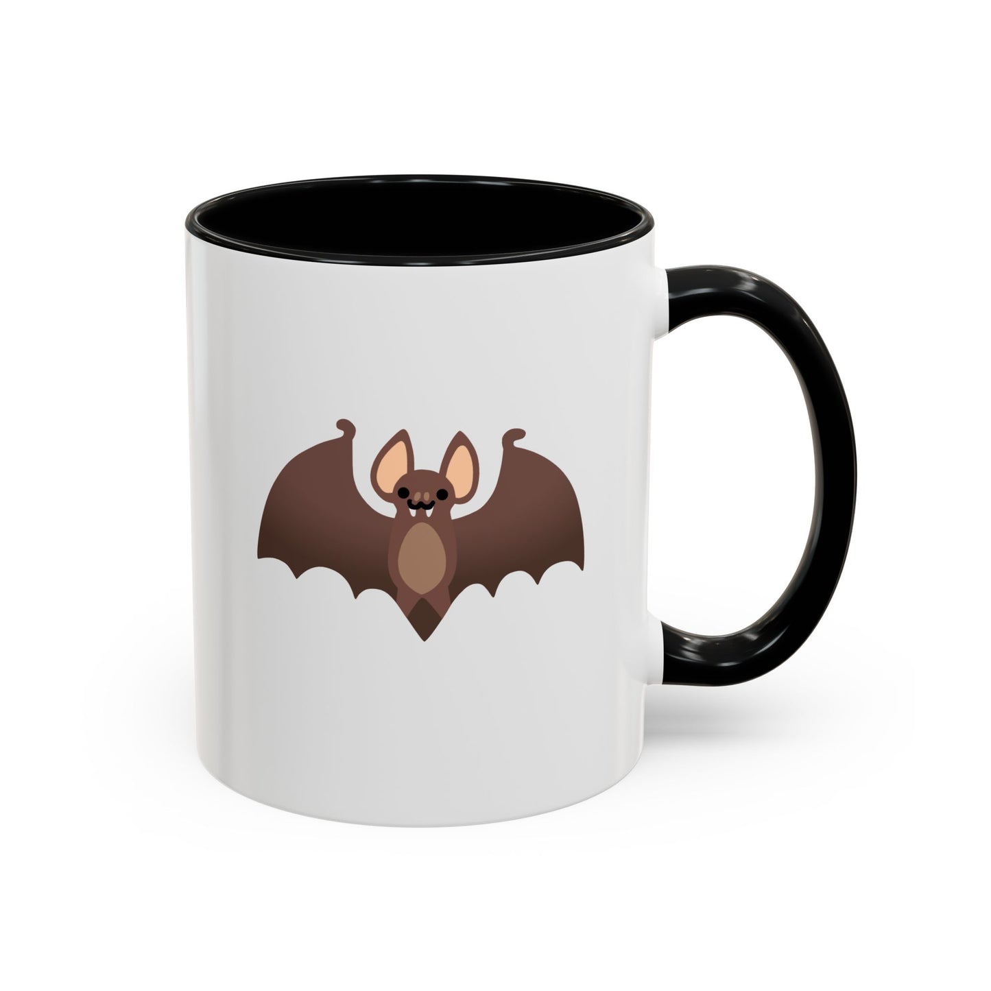 Bat Emoji Accent Mug