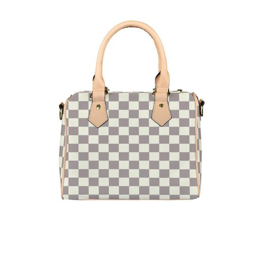 Vanilla Check Handbag