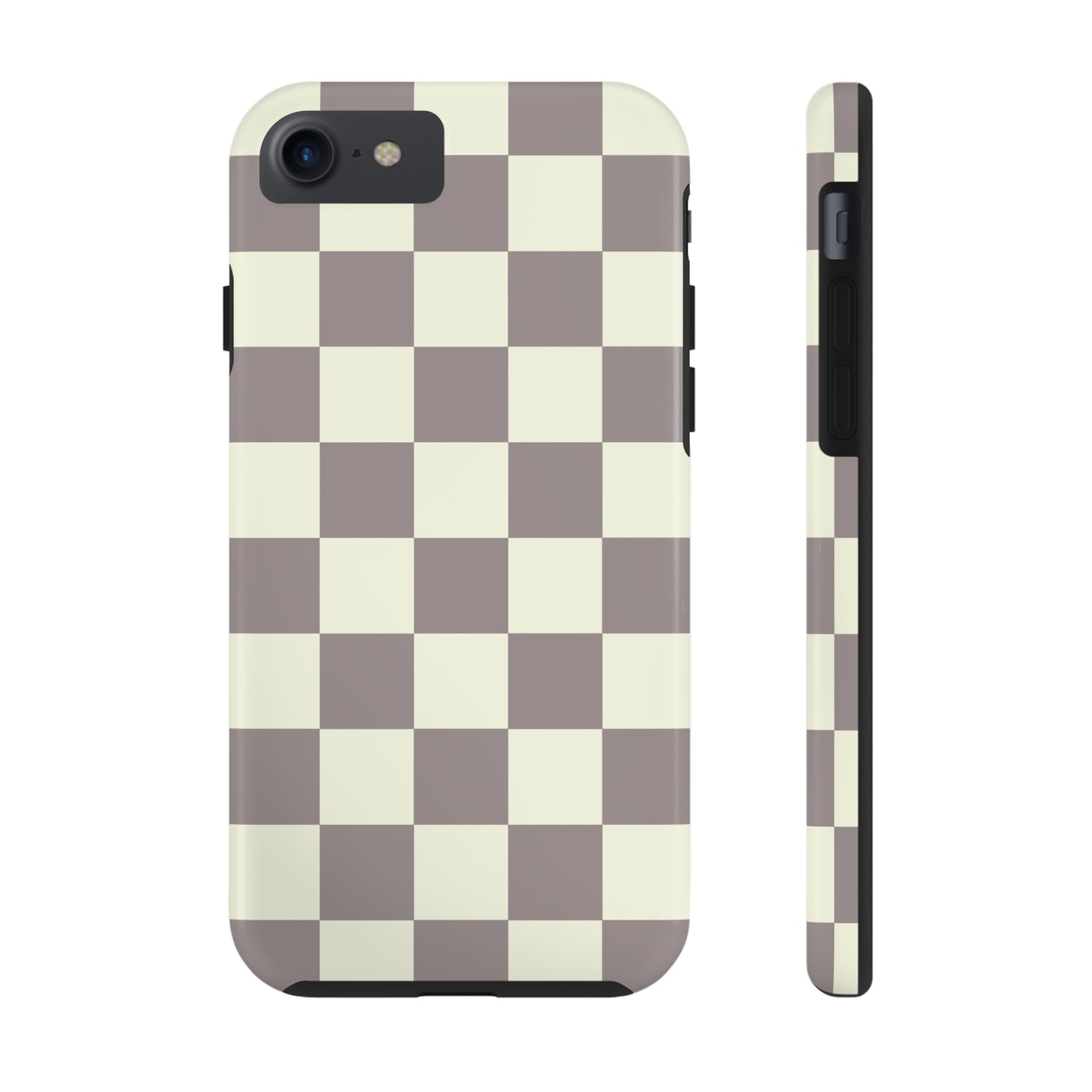 Checkerboard Tough Phone Case in Light