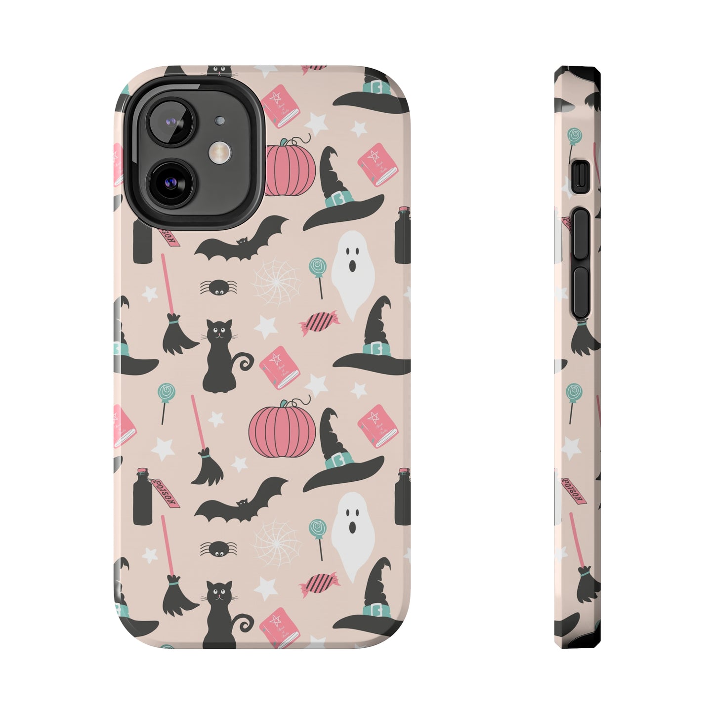 Pink Halloween Print Phone Case