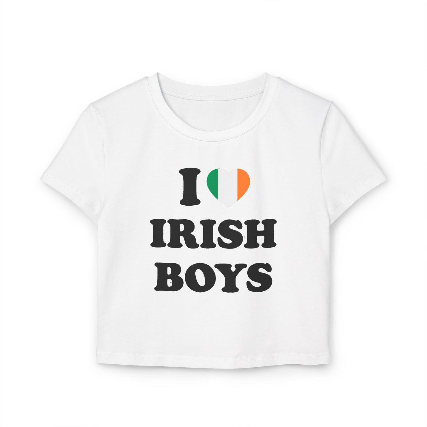 I Love Irish Boys Organic Cotton Baby Tee