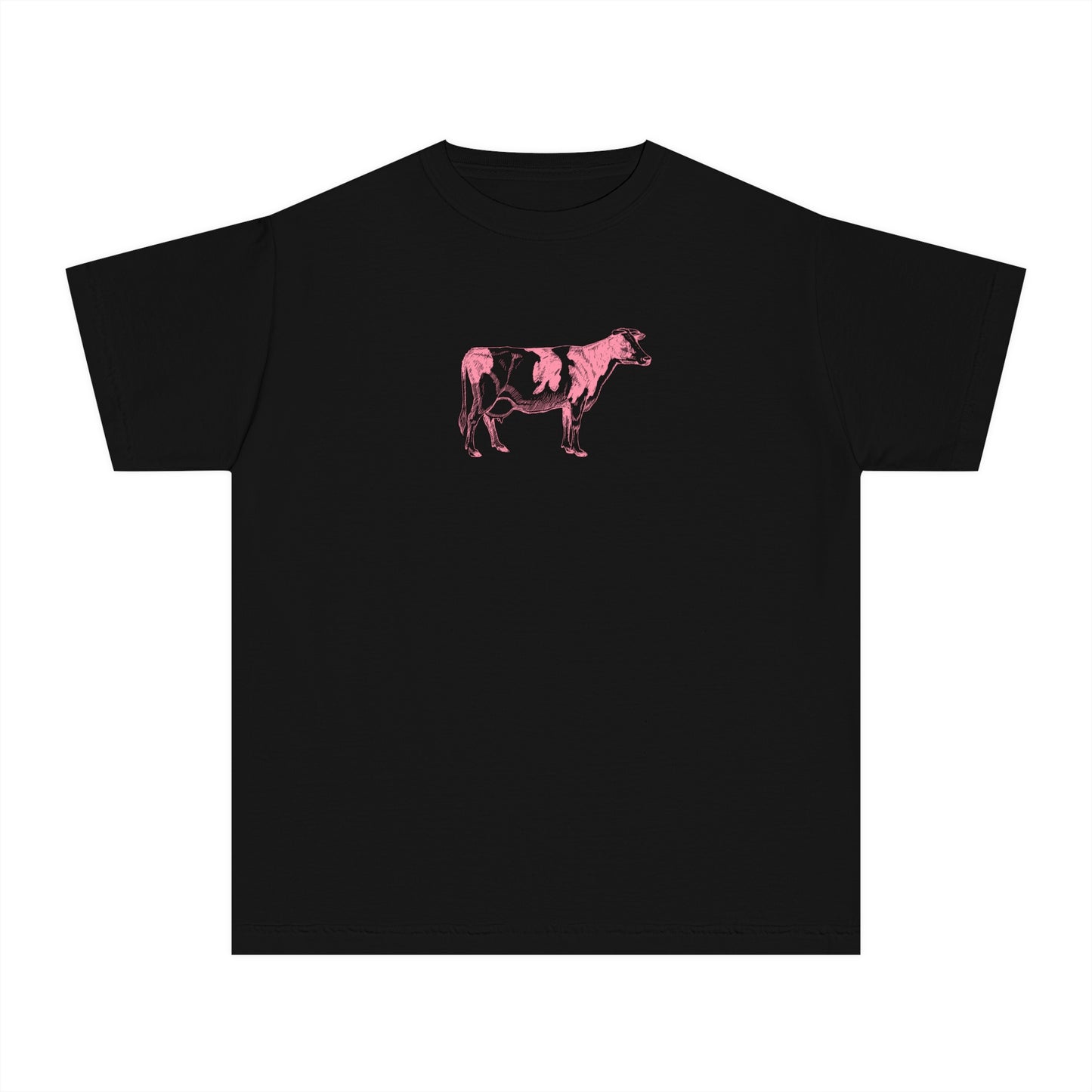 Pink Cow Baby Tee