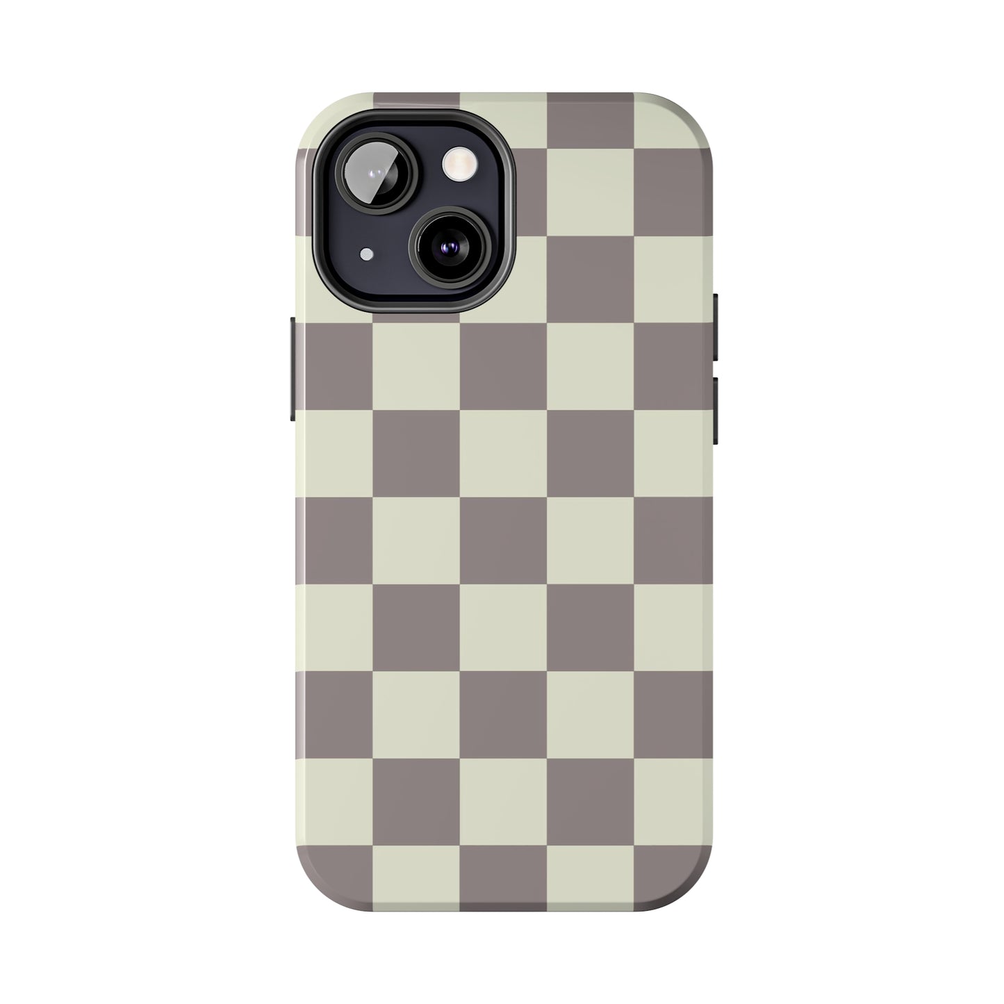 Checkerboard Tough Phone Case in Light