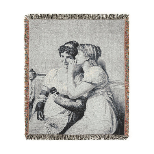 Regency Whispering Girls Woven Blanket