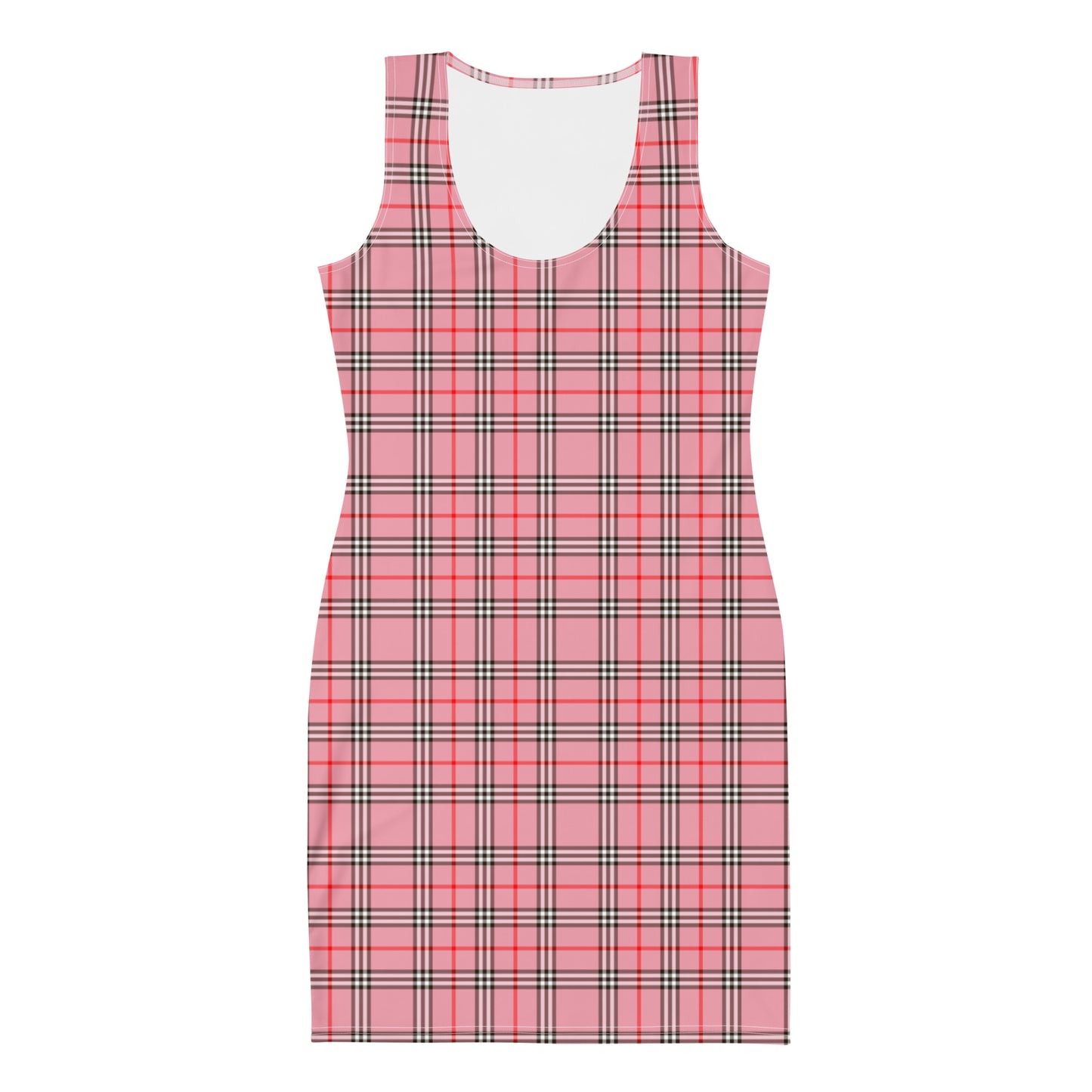 Pink Plaid Dress