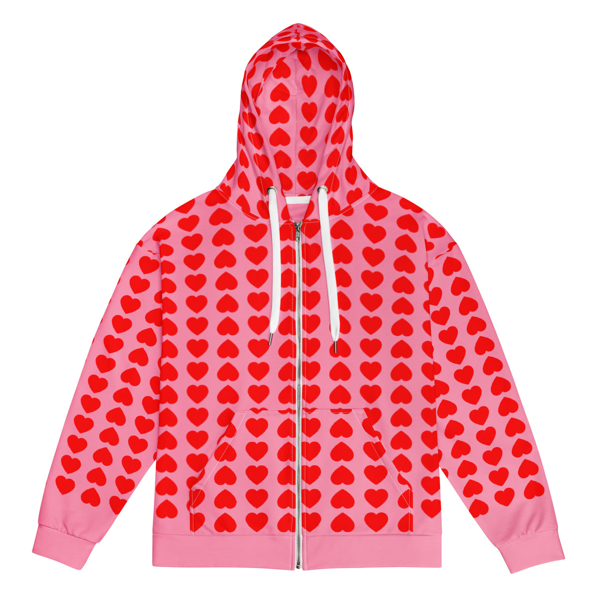 Red Hearts Pink Hoodie – peroxidejuliet
