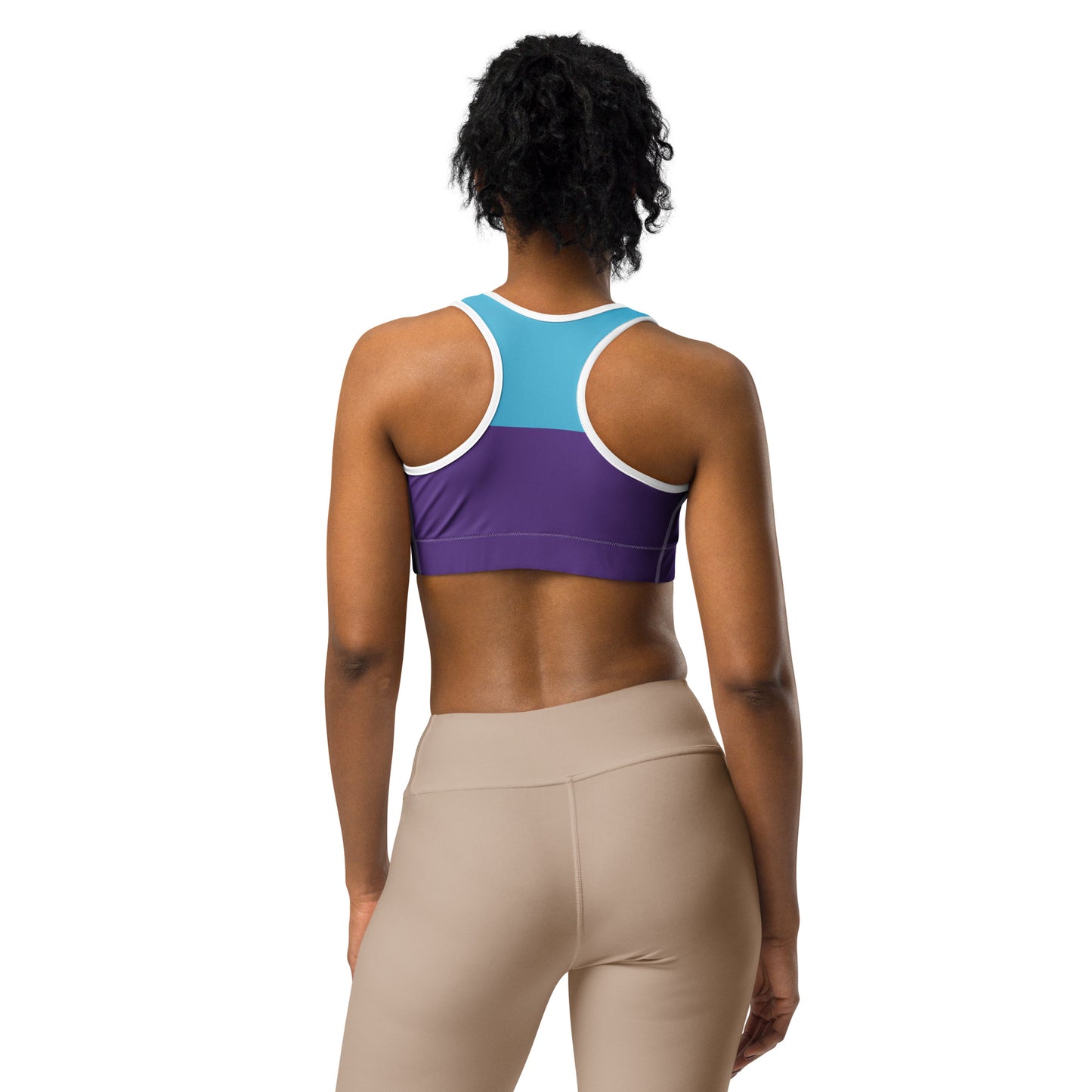 Orange Butterfly Sports Bra