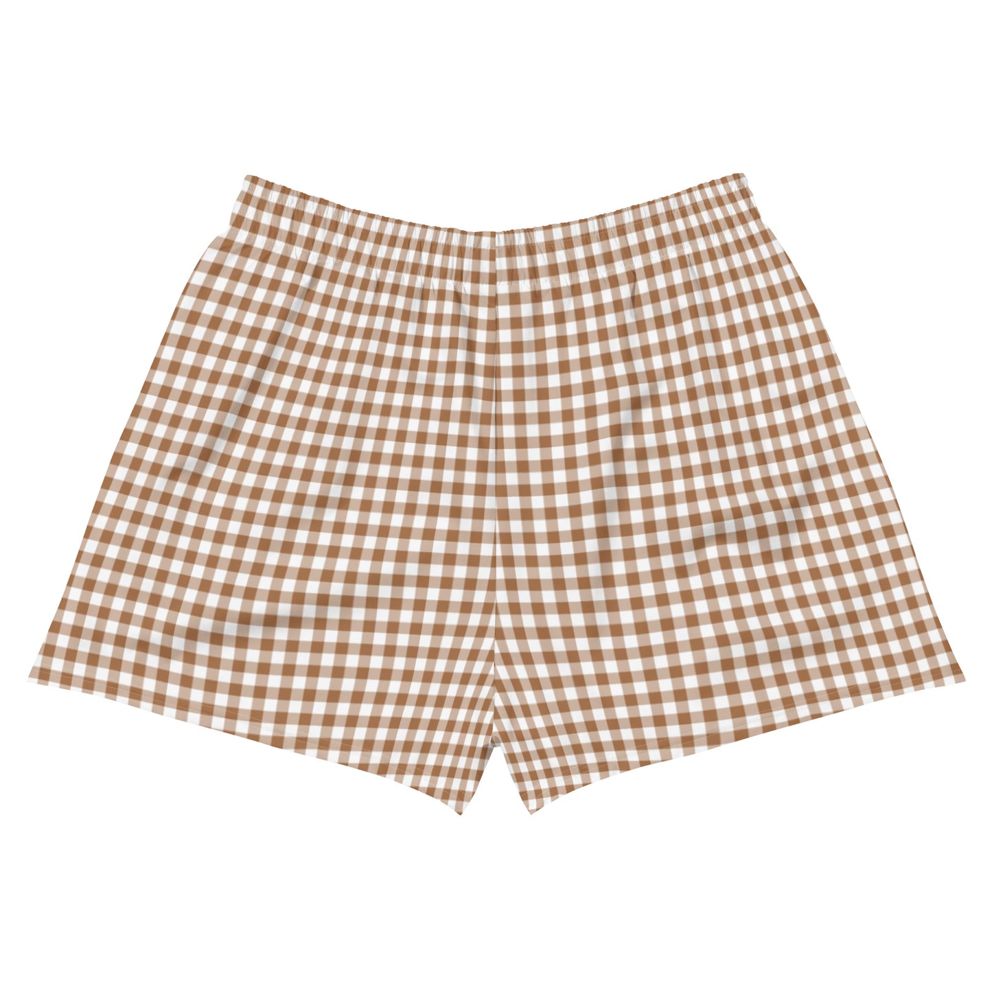 Brown Gingham Shorts