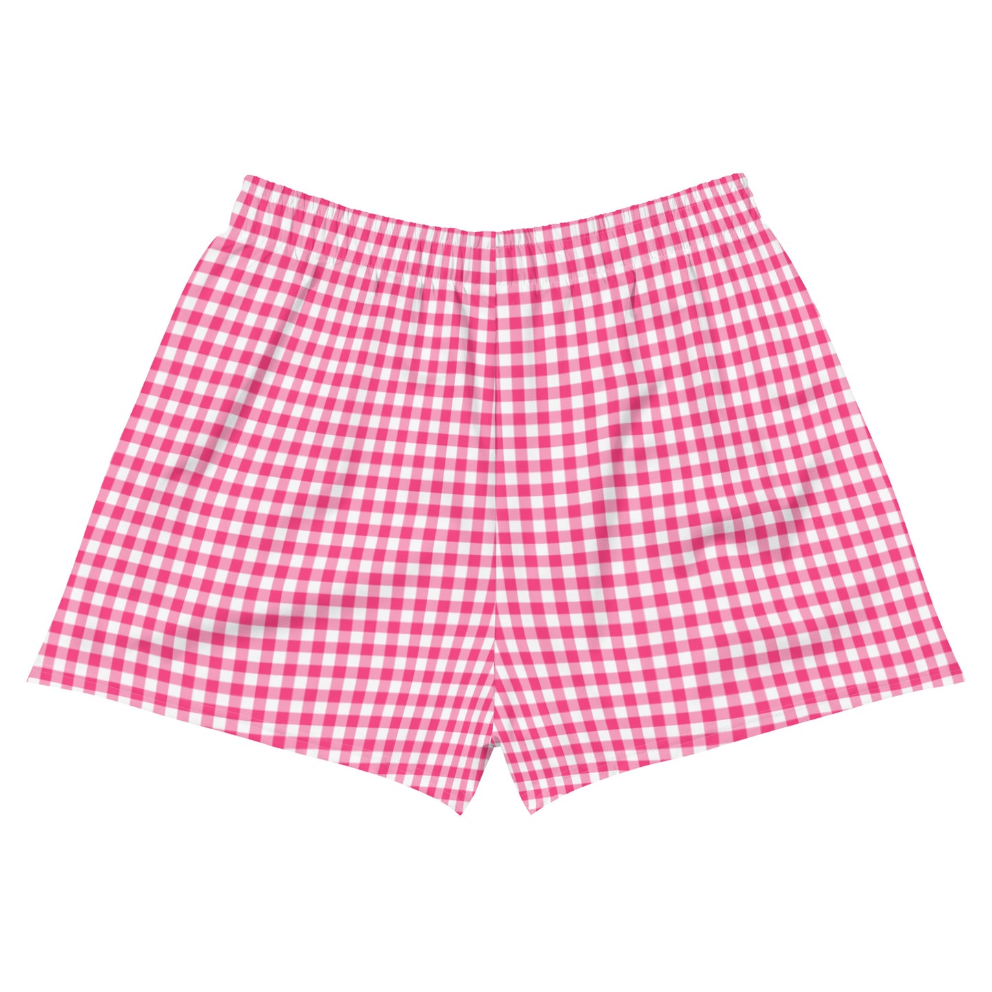 Neon Pink Gingham Shorts