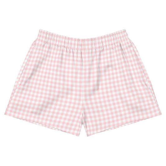 Blush Pink Gingham Shorts