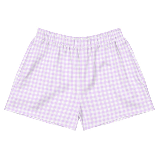 Lilac Gingham Shorts