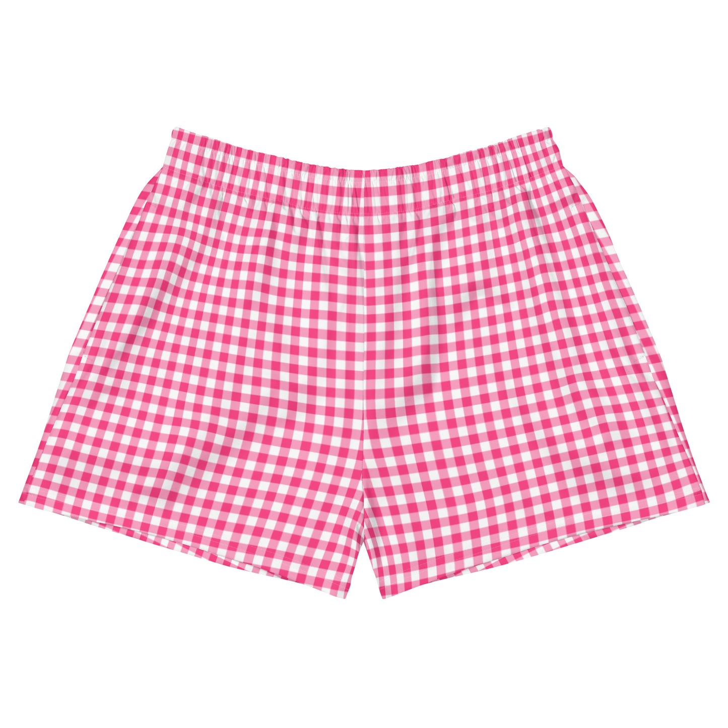 Neon Pink Gingham Shorts