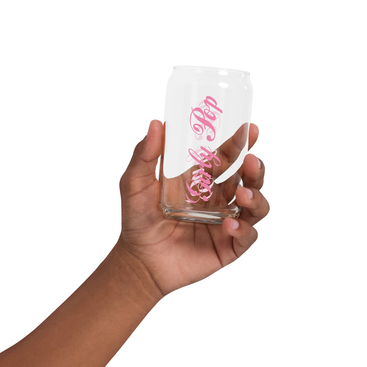 Girly Pop Can Glass