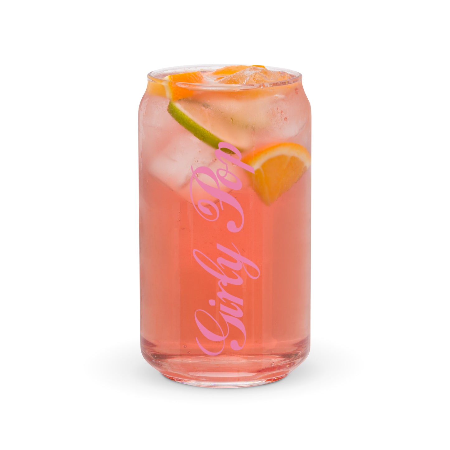 Girly Pop Can Glass