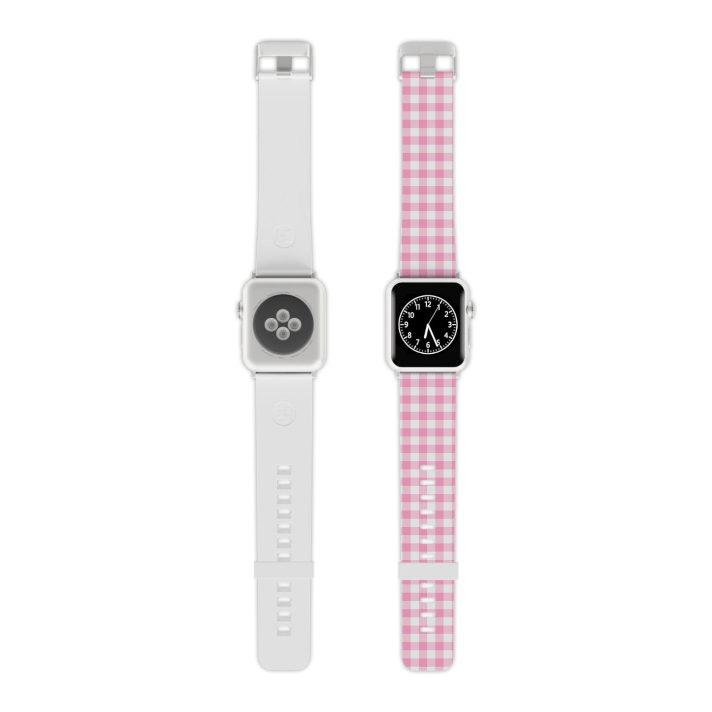 Pink Gingham Watch Band for Apple Watch