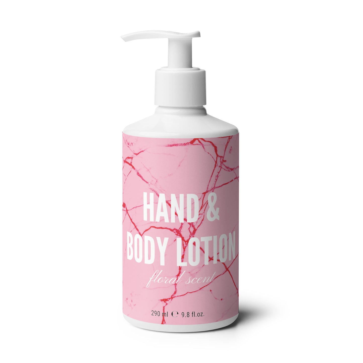 Pink Marble Floral Hand & Body Lotion
