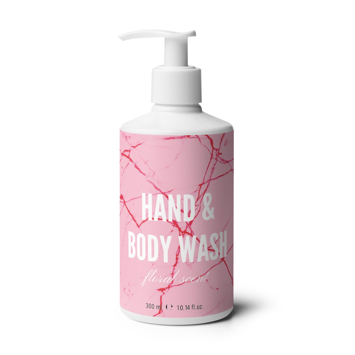 Pink Marble Floral Hand & Body Wash
