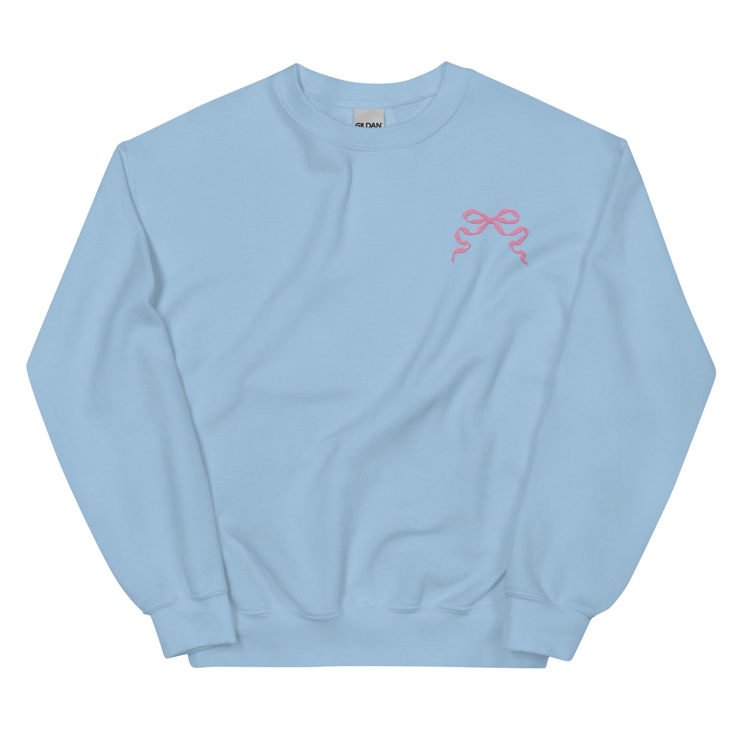 Coquette Bow Embroidered Sweatshirt