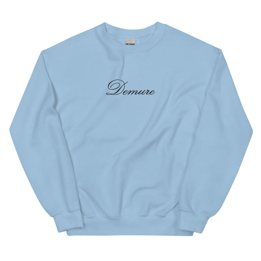 Demure Embroidered Sweatshirt