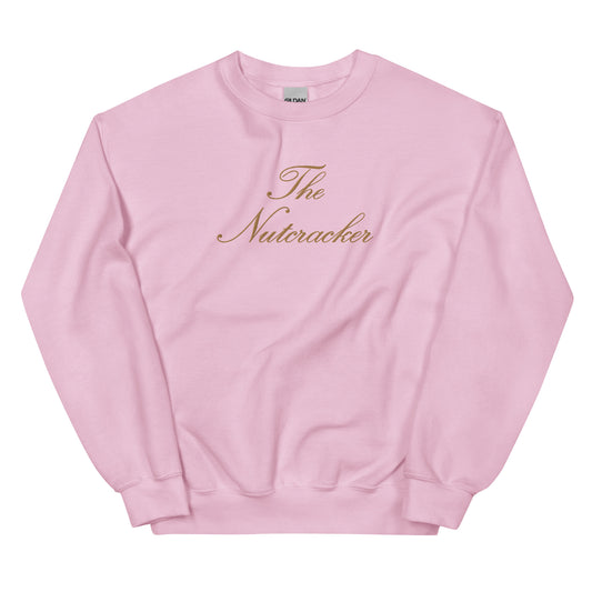 The Nutcracker Embroidered Sweatshirt in Gold