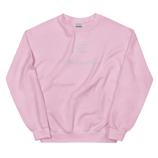 The Nutcracker Embroidered Sweatshirt in White