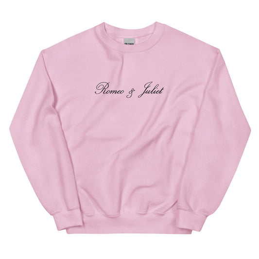 Romeo and Juliet Embroidered Sweatshirt