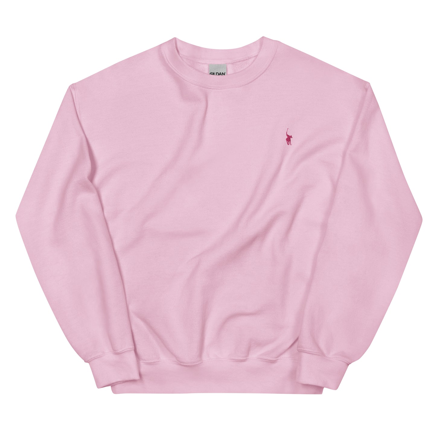 Pink Polo Player Sweatshirt